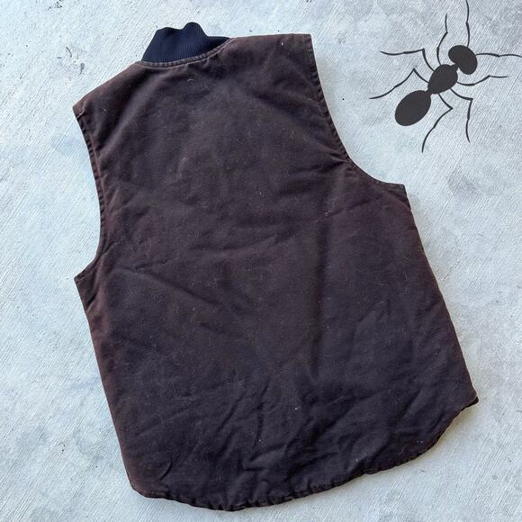 Vintage Y2K Carhartt V02 DKB brown work wear vest - Picture 3 of 3